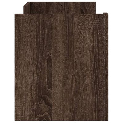 vidaXL Meuble TV Chêne marron 100x35x40 cm Bois d'ingénierie