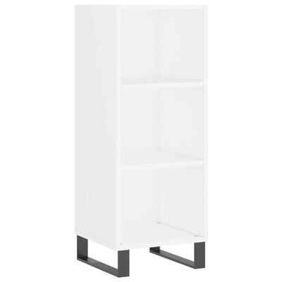 vidaXL Buffet blanc 34,5x32,5x90 cm bois d'ingénierie