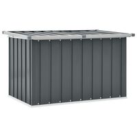 vidaXL Boîte de rangement de jardin Gris 109x67x65 cm