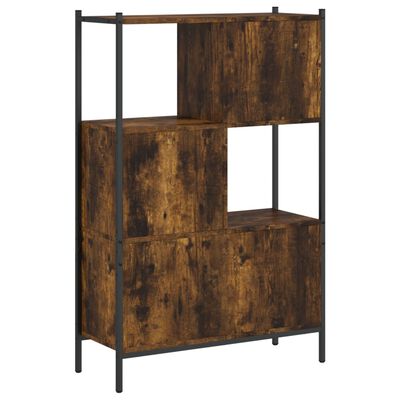 vidaXL Bibliothèque chêne fumé 72x28x109 cm bois d'ingénierie