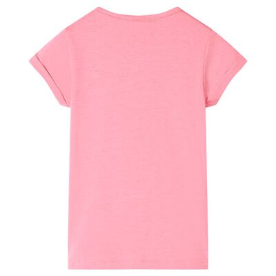 T-shirt pour enfants rose vif 140