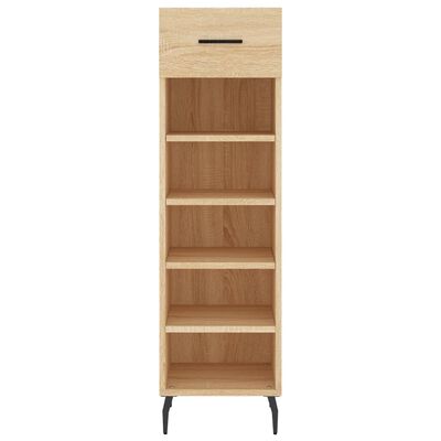 vidaXL Armoire à chaussures chêne sonoma 30x35x105cm bois d'ingénierie