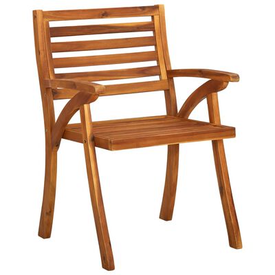 vidaXL Chaises de jardin lot de 2 Bois d'acacia solide