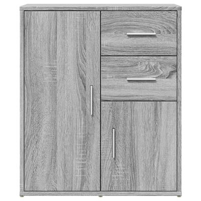 vidaXL Buffet sonoma gris 60x31x70 cm bois d'ingénierie