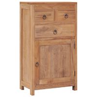 vidaXL Buffet 50x30x90 cm bois de teck massif