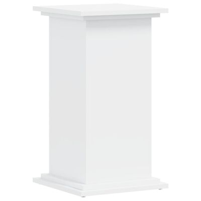 vidaXL Support pour plantes blanc 33x33x60 cm bois d'ingénierie