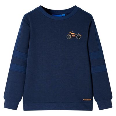 Sweatshirt pour enfants mélange bleu marine 92