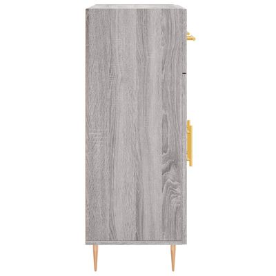 vidaXL Buffet sonoma gris 69,5x34x90 cm bois d'ingénierie