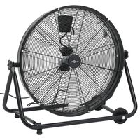 vidaXL Ventilateur à tambour industriel 60 cm 180 W Noir