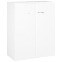 vidaXL Buffet blanc 60x30x75 cm bois d'ingénierie