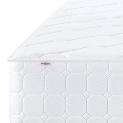 vidaXL Matelas à ressorts ensachés dureté moyenne 120x200 cm