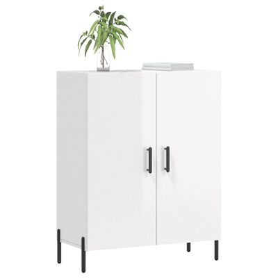 vidaXL Buffet Blanc brillant 69,5x34x90 cm Bois d'ingénierie