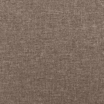 vidaXL Cadre de lit Taupe 90x200 cm Tissu