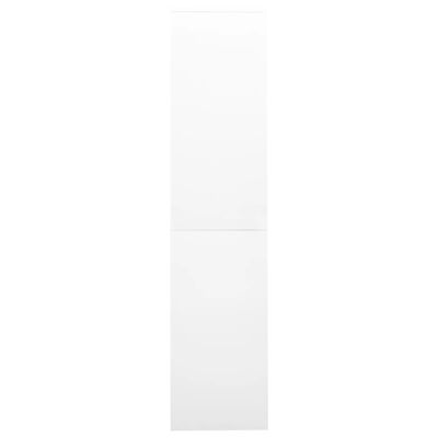 Maison Exclusive - Classeur blanc 90x40x180 cm acier