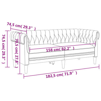 vidaXL Ensemble de canapés 3 pcs vert foncé tissu