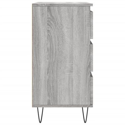 vidaXL Buffet Sonoma gris 60x35x70 cm Bois d'ingénierie