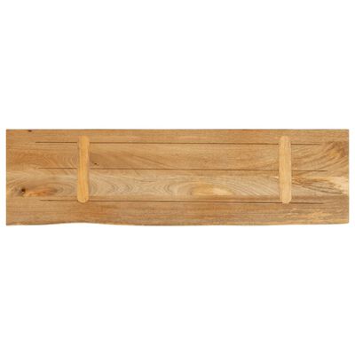 vidaXL Dessus de table à bord vivant 110x40x2,5cm bois massif manguier