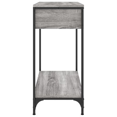 vidaXL Table console sonoma gris 75x34,5x75 cm bois d'ingénierie