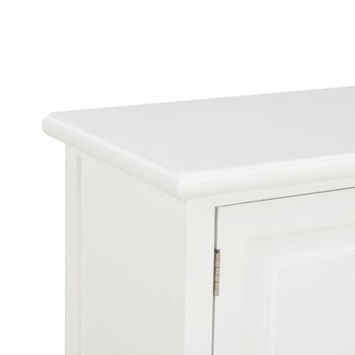 vidaXL Meuble TV Blanc 90x30x40 cm Bois