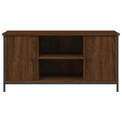 vidaXL Meuble TV Chêne marron 100x40x50 cm Bois d'ingénierie