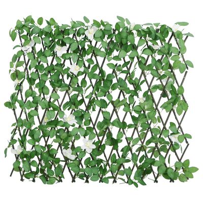vidaXL Treillis de lierre artificiel extensible vert 186x30 cm