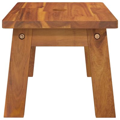 vidaXL Tabouret-escabeau 38x26x22 cm Bois d'acacia solide