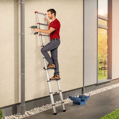 Hailo Échelle télescopique FlexLine 260 264 cm Aluminium 7113-091