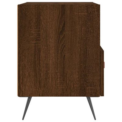 vidaXL Tables de chevet 2 pcs chêne marron 40x35x47,5 cm