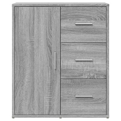 vidaXL Buffets 2 pcs sonoma gris 60x31x70 cm bois d'ingénierie