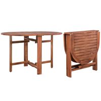 vidaXL Table de jardin 120x70x74 cm Bois d'acacia massif