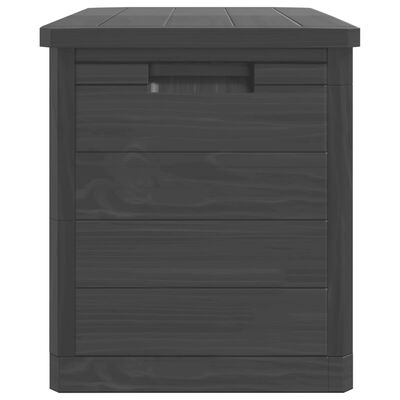 vidaXL Boîte à coussins d'extérieur anthracite 77,5x44,5x53 cm PP