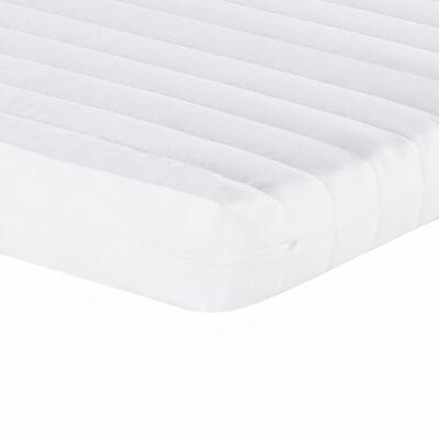 vidaXL Lit de jour et gigogne et matelas gris clair 100x200 cm velours