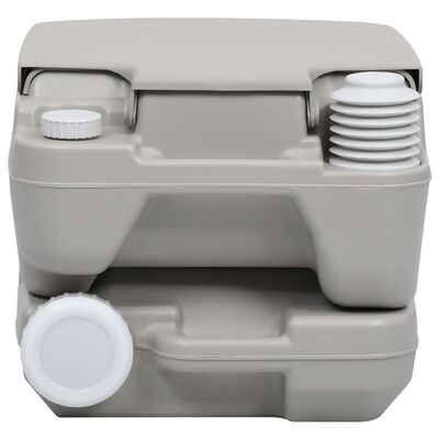 vidaXL Ensemble de toilette et réservoir d'eau de camping portable