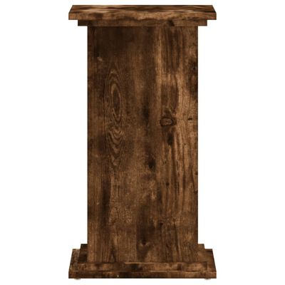 vidaXL Support pour plantes chêne fumé 33x33x60 cm bois d'ingénierie