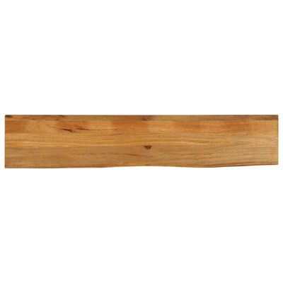 vidaXL Dessus de table à bord vivant 140x40x2,5cm bois massif manguier