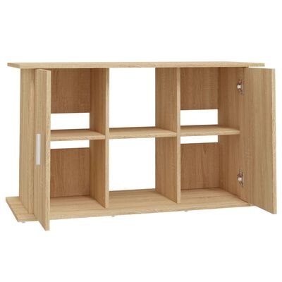 vidaXL Support d'aquarium chêne sonoma 101x41x58 cm bois d'ingénierie