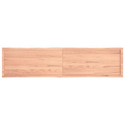 vidaXL Dessus de table bois massif traité bordure assortie