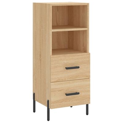 vidaXL Buffet haut Chêne sonoma 34,5x34x180 cm Bois d'ingénierie