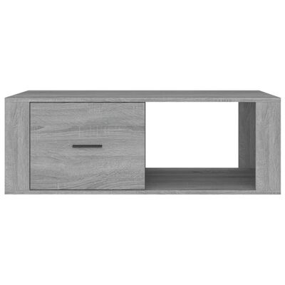 vidaXL Table basse Sonoma gris 100x50,5x35 cm Bois d'ingénierie