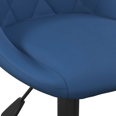 vidaXL Tabourets de bar lot de 2 bleu velours