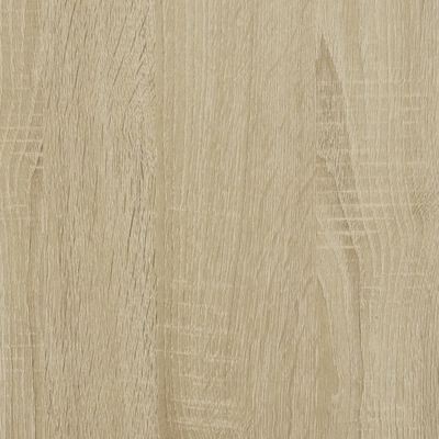 vidaXL Cadre de lit chêne sonoma 200x200 cm bois d'ingénierie