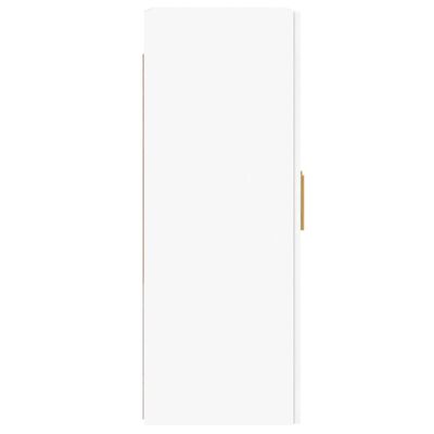 vidaXL Armoires murales 2 pcs blanc bois d'ingénierie