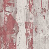 DUTCH WALLCOVERINGS Papier peint Bois Rouge et beige