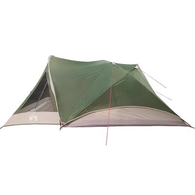 vidaXL Tente de cabine familiale 6 personnes vert imperméable