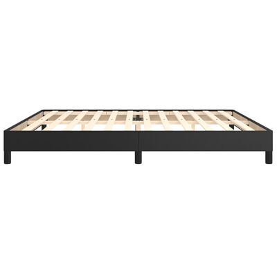 vidaXL Cadre de lit sans matelas noir 200x200 cm similicuir