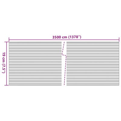 vidaXL Écrans d'intimités de jardin 4 pcs aspect gravier de marbre PVC