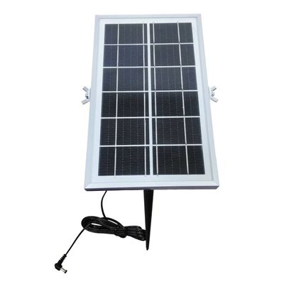 Eurotrail Panneau solaire de camping 25,5x16x10 cm noir