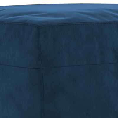 vidaXL Banc Bleu 70x35x41 cm Velours