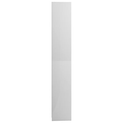 vidaXL Ensemble de meubles de bain 3pcs Blanc brillant Bois ingénierie