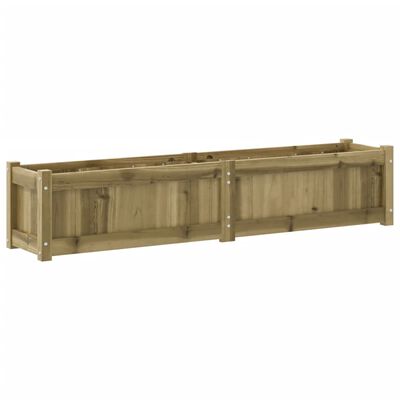 vidaXL Jardinière 150x31x31 cm bois de pin imprégné